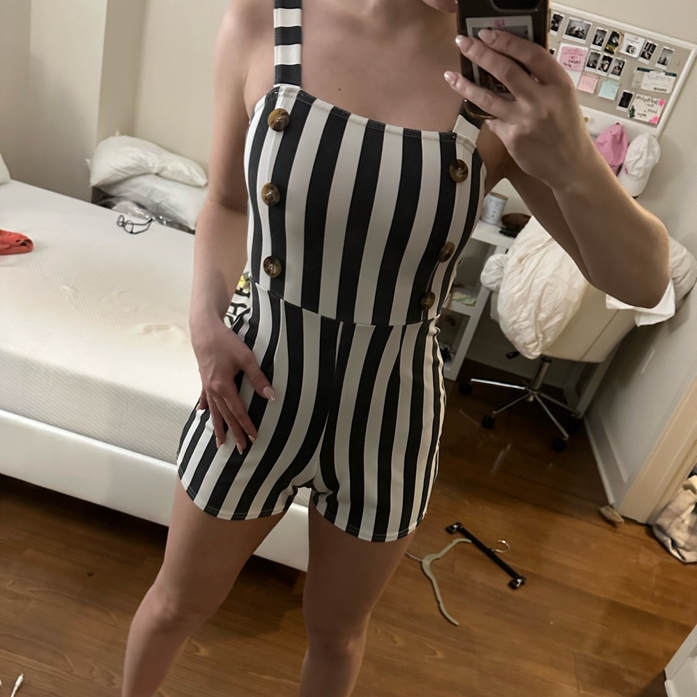 PLT striped romper